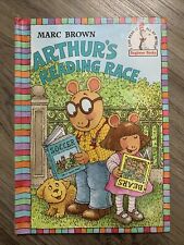 1996 Arthur's Reading Race Marc Brown Beginner Hardcover Book
