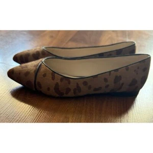 Cole Haan Schuhe Leopard flache Slipper echtes Kalbsfell Tiermotiv Größe 6,5 - Bild 1 von 9