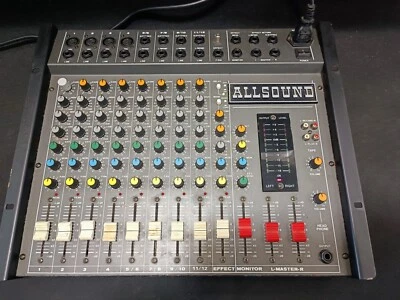 Allsound Mixing Audio Equipment Stereo Mixer DJ - Image 1 of 4