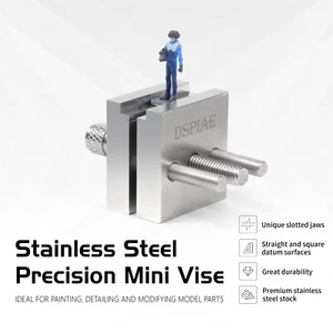 DSPIAE AT-MV Stainless Steel Precision Mini Vise for Model TooloIOmjbwC - Picture 1 of 10