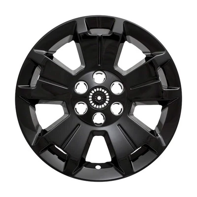 New Wheel Skin Covers Fits 2015-2022 Chevrolet Colorado 17 Inch; 5 Spoke; Black - Image 1 of 4
