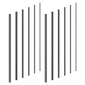 12pcs Fishing Rod Repair Carbon Fiber Rods Rods For Rod Tip Repair - Picture 1 of 12