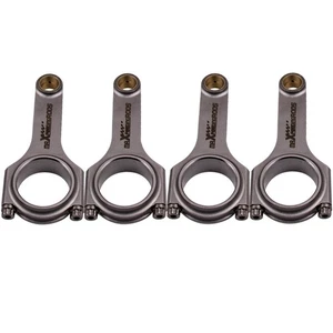 Forged Connecting Rods for Mitsubishi 4G63 2nd Gen Lancer EVO 7 BOLT ARP 156mm - Picture 1 of 18