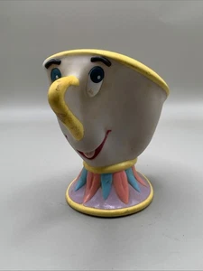 Chip de marioneta de mano de goma Pizza Hut 1992 de La Bella y la Bestia Disney (aplastado) - Imagen 1 de 6