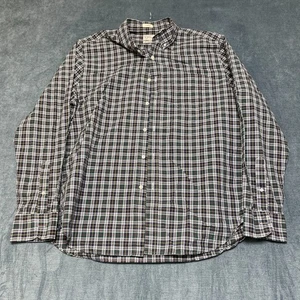 Camicia J.Crew 100's 2-Play Filati Lavaggio Segreto Uomo Grande Multi Plaid Vestibilità Classica - Foto 1 di 13