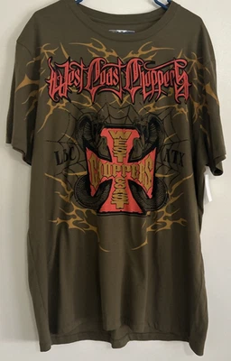 West Coast Choppers Men's  3xl T-Shirt with Snakes Multicolors Atx Lbc New - Image 1 of 4