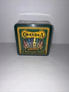 Crayola 64 Buntstifte 90th Anniversary Dose, integrierter Anspitzer, neu, versiegelt - Bild 1 von 4