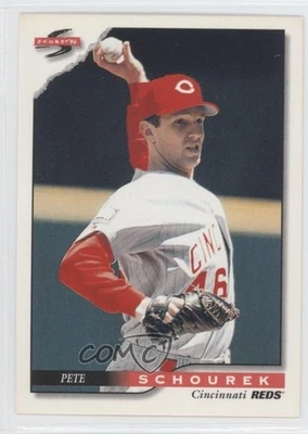 1996 Score Pete Schourek #190 - Image 1 of 2
