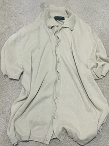 ASOS DESIGN – Men’s Short-Sleeve Shirt Beige - Picture 1 of 4