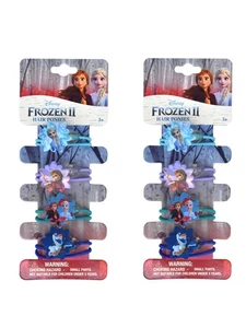 Frozen II Elsa Anna Olaf Girls Elastic Hair Ties Ponies 8-CT - Picture 1 of 2