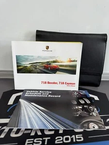 PORSCHE 718 BOXSTER / CAYMAN OWNERS PACK / HANDBOOK / MANUAL 2016-2020 (2016) - Picture 1 of 7