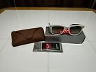Ray-Ban Wayfarer RB2140 Special Series #5 Sunglasses White Italy Rare 50-22 Used