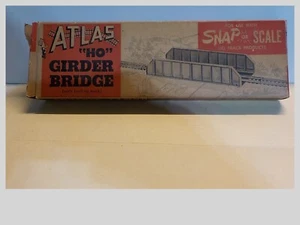 HO Scale Vintage Atlas Girder Bridge With The Org. Box - Picture 1 of 7