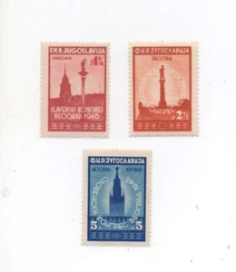 Yugoslavia MNH mint never hinged Scott 208-10 - Bild 1 von 2
