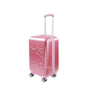 Equipaje de Mano Hello Kitty Completo 21" Lados Duros Spinner Rosa - Imagen 1 de 9