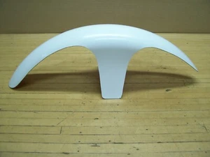 Chopper guardabarros delantero de fibra de vidrio Cir Cycle vintage nuevo de stock Harley Honda - Imagen 1 de 14
