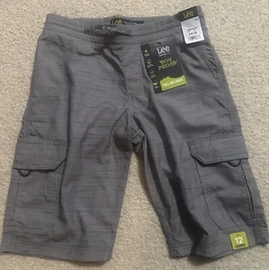 Lee Boy Proof Size 12 Shorts Gray Pull On Cargo New With Tags - Picture 1 of 4
