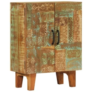 Hand-Carved Reclaimed Solid Wood Sideboard Elegant Garden Décor Summer Living UK - Picture 1 of 2