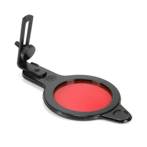 Leitz Wetzlar Valoy II 2 Red Safety Filter for B&W w/ Mounting Bracket & Screw - Imagen 1 de 8