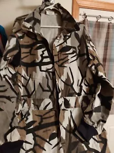 Predator Hunting Coveralls Mens L Camouflage Vtg Hunting Zip Suit Overalls - Picture 1 of 13
