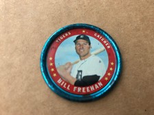 Vintage 1971 TOPPS COIN #38 Bill Freehan Detroit Tigers #1