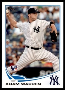 2013 TOPPS RC #469 ADAM WARREN NEW YORK YANKEES