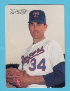 1989 Mothers Cookies # 2 Nolan Ryan -- Texas Rangers