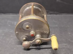 Hermoso carrete de pesca de fundición con joyas vintage PFLUEGER BUCKEYE 80 YDS - Imagen 1 de 11