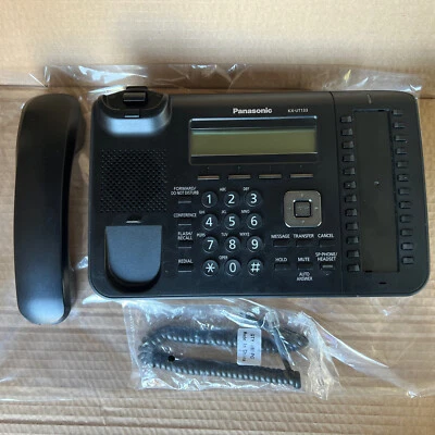 Panasonic KX-UT133 / UT133 SIP Corded phone Black MISSING STAND *Refurbished* - Image 1 of 4