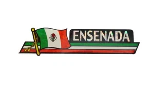 Ensenada Bumper Sticker  / Flag Sticker / "3 x 11 3/4" Bumper Sticker - Picture 1 of 1