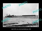 OLD POSTCARD SIZE PHOTO OF BULLI NSW VIEW OF THE SOUTH BULLI JETTY c1900