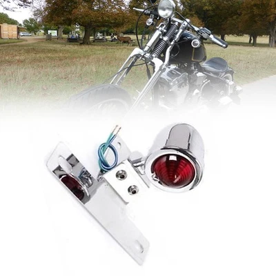 Rear Brake Tail Light Universal Replacement Fit for Harley Bobber Chopper - Image 1 of 4