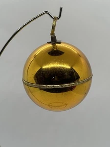 Reuge Swiss Made Gold Weihnachtskugel Spieluhr Stille Nacht Ornament **funktioniert** - Bild 1 von 7