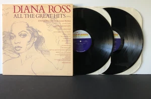 Diana Ross ALL THE GREAT HITS Original 1981 Motown 2LP CRC Club VG++/VG+/VG+ - Picture 1 of 9