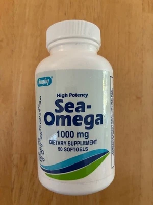 Rugby Alta Potencia Sea Omega 1000mg 50 Cápsulas Blandas EPA DHA Aceite de Pescado Omega3 Foto 1 de 2