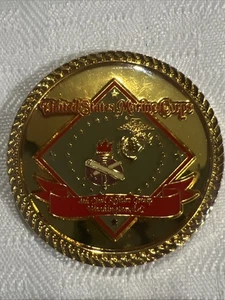 Vintage United States Marine Corps 4th Civil Affairs Group Washington DC Coin - Picture 1 of 24