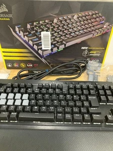 Corsair RGB Mechanical Keyboard Full Size Wired MX Switch Used - Picture 1 of 8