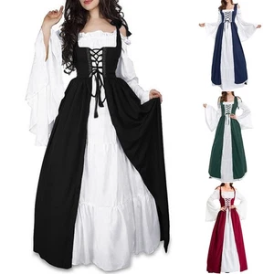 Women Tie Waist Robe Dress with Splicing Color for Events and Everyday Wear - Picture 1 of 44