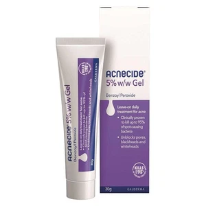 Acnecide 5% Gel Benzoyl Peroxide - 30g - Picture 1 of 5