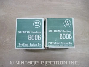 (2) WESTINGHOUSE 6006 Headlamps - 6 Volt (6V) - $59.95/pr FREE SHIP MADE IN USA - Picture 1 of 12