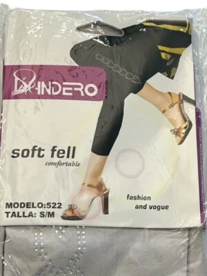 Grey Footless Pantyhose Tights with Silver Rhinestone Hearts Small Medium - Image 1 of 4