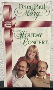 Peter Paul & Mary - Holiday Concert 1990 VHS Sealed Promo - Picture 1 of 2