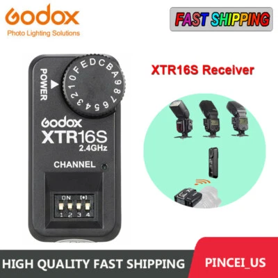 Godox XTR16S 2.4GHz Wireless Flash Trigger Receiver 16 CH For Godox - Image 1 of 4