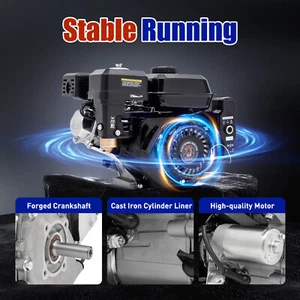 Upgrade Horizontal Engine 7.5HP 3600 R PMGas Engine Go Cart Mini Bike Snowblower - Picture 1 of 9
