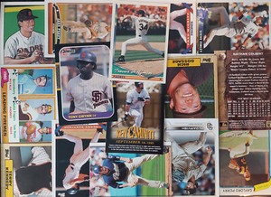 2500 plus card lot of San Diego Padres Baseball Gwynn Hoffman Caniniti McGriff