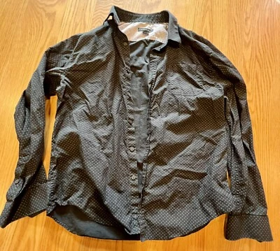 Structure gray L Long Sleeve Slim Fit Casual Shirt Soft 100% cotton - Image 1 of 4