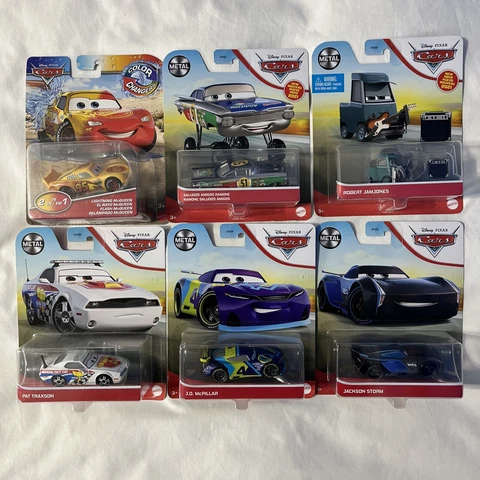 Disney Pixar Cars LOT OF 6 Diecast 1:55 Cars NEW/SEALED - New 2021/Metal/Color Cover