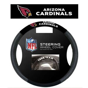 Arizona Cardinals Poly-Suede Mesh Steering Wheel Cover