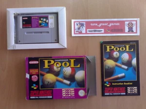 Jeu ★ CHAMPIONSHIP POOL Super Nintendo SNES Super NES PAL ☆ BE Rare - Photo 1/11