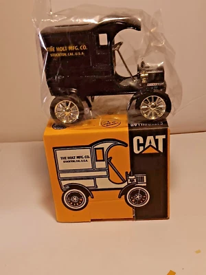 1989 年 ERTL CATERPILLAR HOLT 拖拉机 CO. 1905 零件交付卡车银行农场玩具 — 第 1/4 张图片